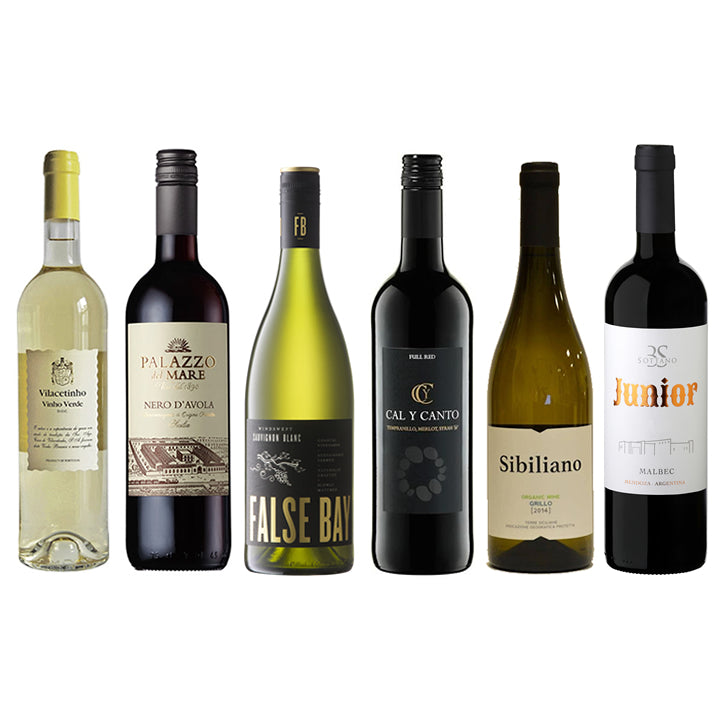 Red and White Wine Mixed Selection