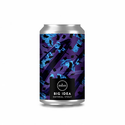 Mobberley Brewhouse 330ml cans - Big Idea Oatmeal Stout