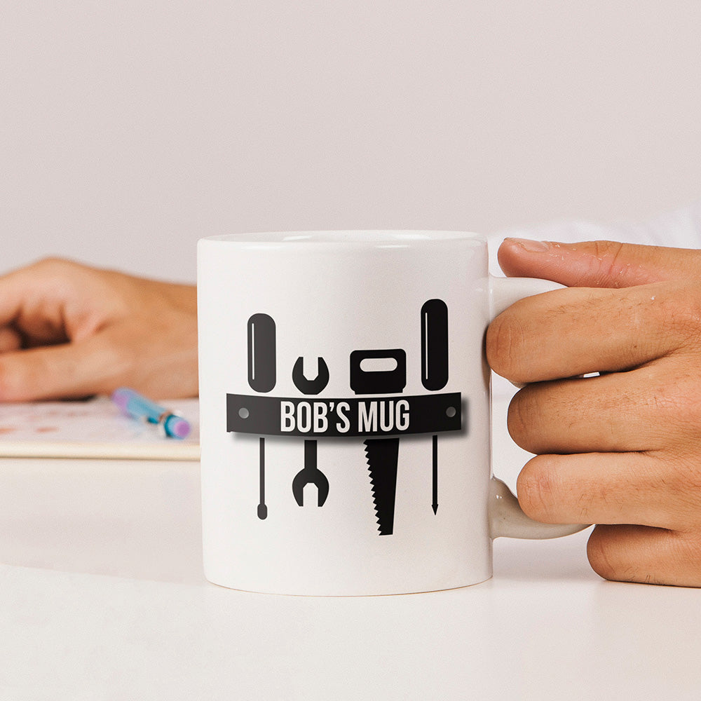 Personalised DIY Tool Bench Mug